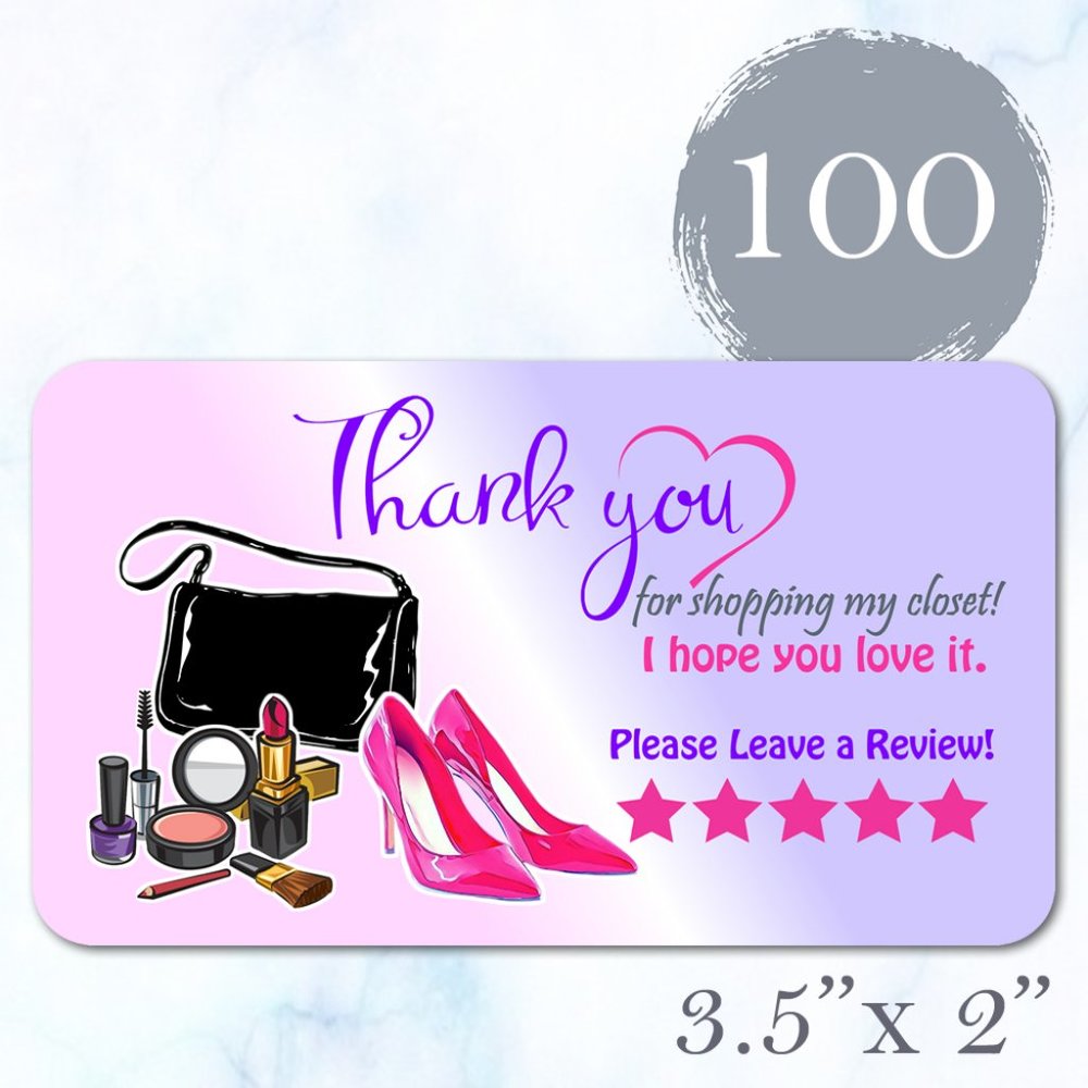100 Thank you Cards